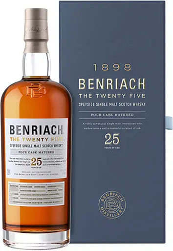 Benriach 25 Year Old Single Malt Whisky 700Ml 1