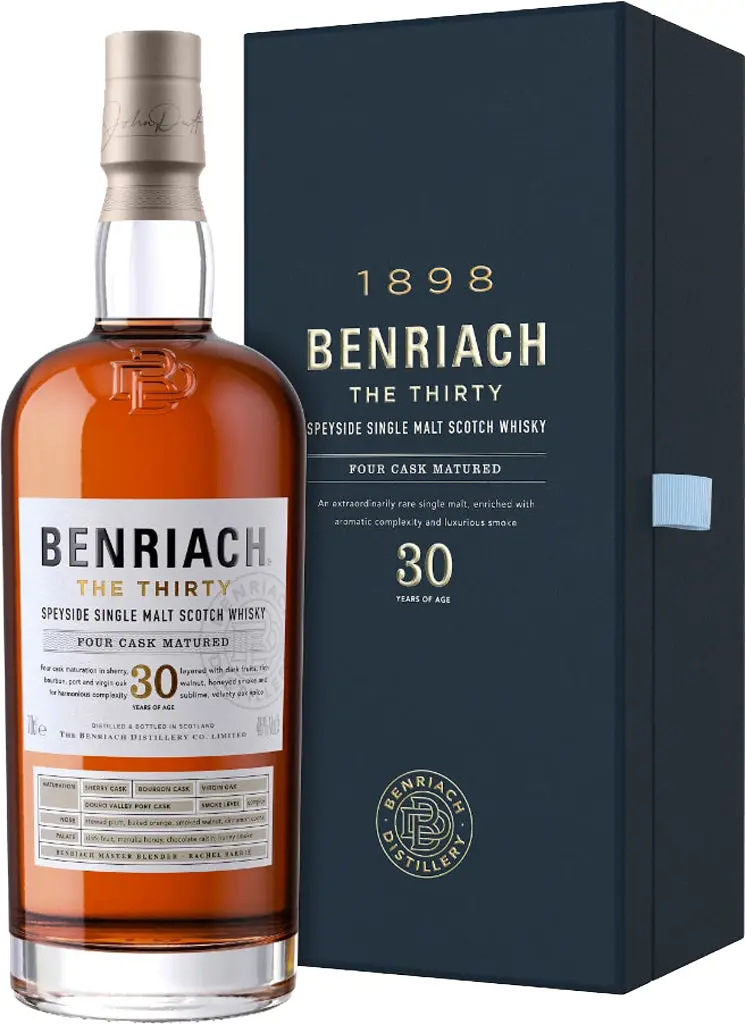 Benriach Four Cask Maturation 30 Year Old Single Malt Whisky 750Ml 1
