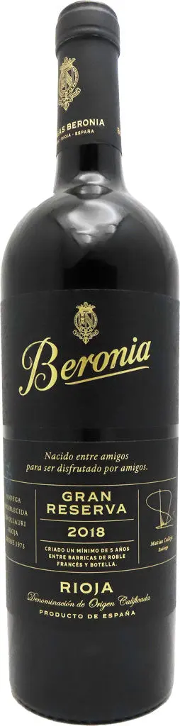 Beronia Gran Reserva Rioja 2018 750Ml 1