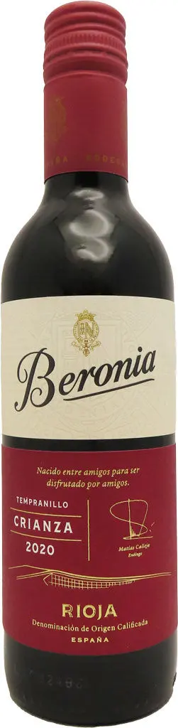 Beronia Tempranillo Crianza Rioja 375Ml 1