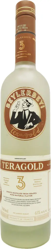 Beylerbeyi Teragold Triple Distilled Raki 700Ml 1