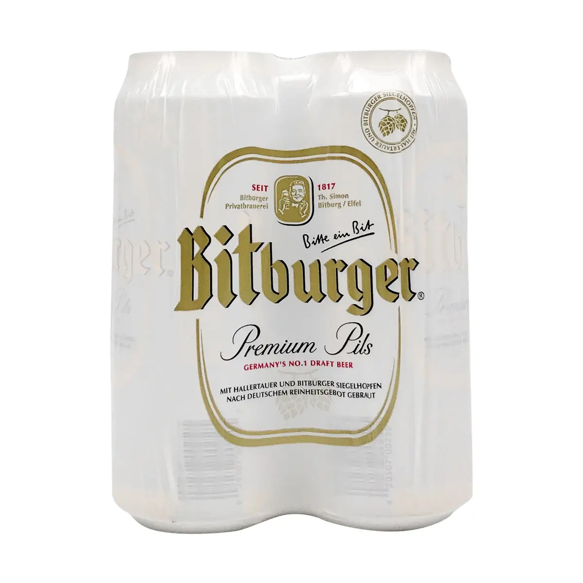Bitburger Premium 4Pk Cans 500Ml 1