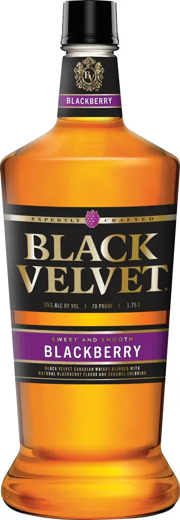 Black Velvet Canadian Whiskey Blackberry 1.75L 1