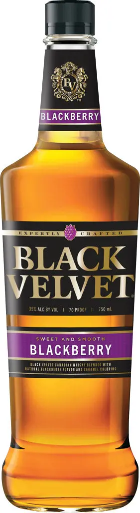 Black Velvet Canadian Whiskey Blackberry 750Ml 1