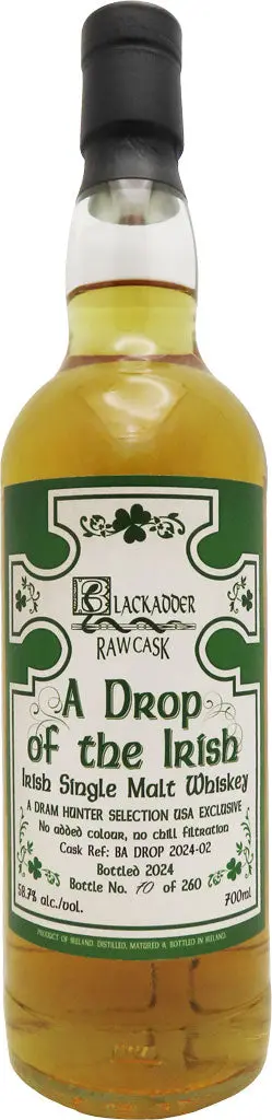 Blackadder A Drop Of The Irish Raw Cask Single Malt Whisky 700Ml 1