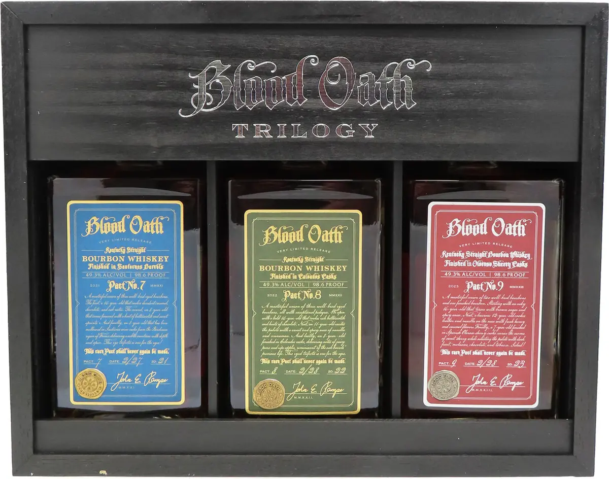 Blood Oath Trilogy Set 2024 Pact No. 7-8-9 750Ml 1