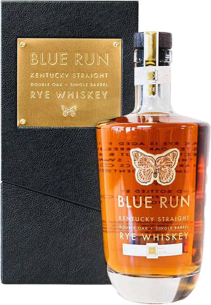 Blue Run Double Oak Single Barrel Kentucky Straight Rye Whiskey 750Ml 1