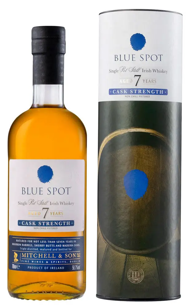 Blue Spot Irish Whiskey Cask Strength 7 Year Old 750Ml 1