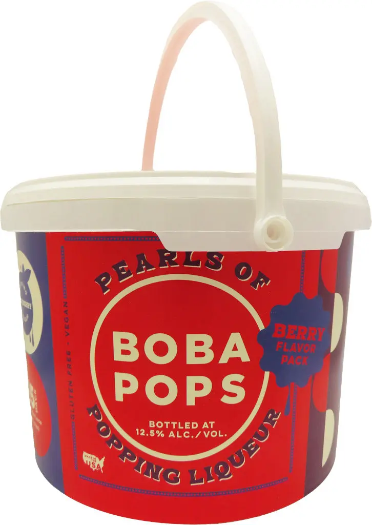 Boba Pops Berry Flavor Party Bucket 15X50ml 1