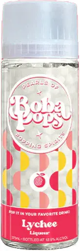 Boba Pops Lychee Flavored Liqueur 375Ml 1