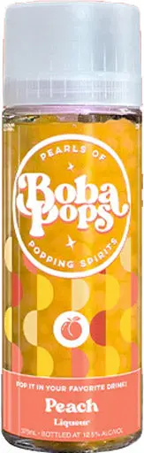 Boba Pops Peach Flavored Liqueur 375Ml 1
