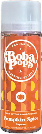 Boba Pops Pumpkin Spice Flavored Liqueur 375Ml 1