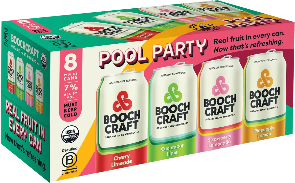 Boochcraft Pool Party Variety 8Pk Cans 1