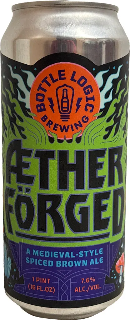 Bottle Logic Aether Forged Spiced Brown Ale 16Oz Can 1