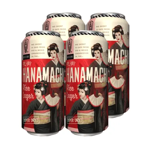 Bottle Logic Hanamachi Rice Lager 16Oz Can 1