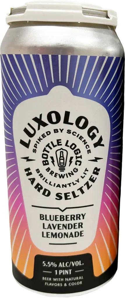 Bottle Logic Luxology Blueberry Lavender Lemonade Seltzer 16Oz Can 1