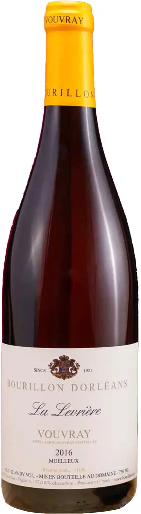 Bourillon Dorleans La Levriere Vouvray 2016 750Ml 1