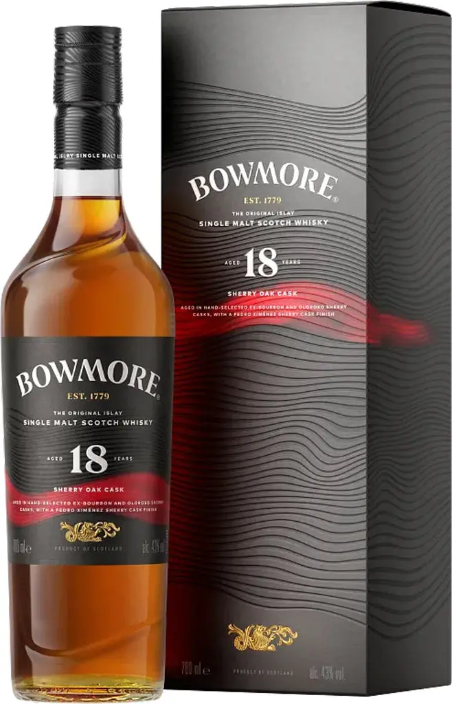 Bowmore 18 Year Sherry Cask Single Malt Whisky 700Ml 1