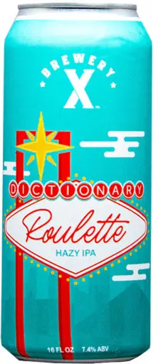 Brewery X Dictionary Roulette Hazy Ipa 16Oz Can 1