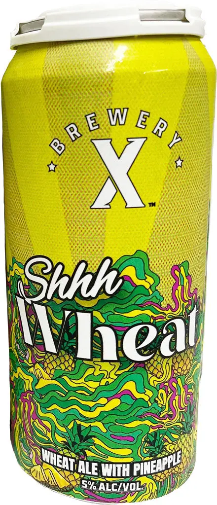 Brewery X Shhh-Wheat! Pineapple Wheat Ale 16Oz Can 1