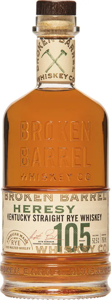 Broken Barrel Heresy Rye Whiskey 750Ml 1