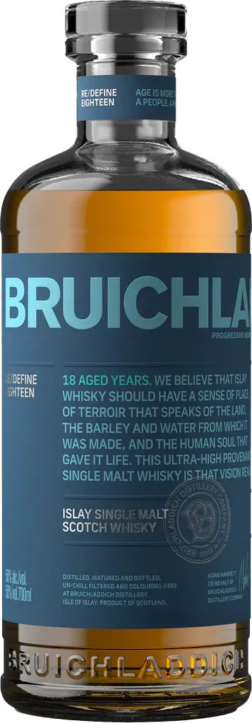 Bruichladdich Islay Single Malt Whiskey 18 Year Old 750Ml 1