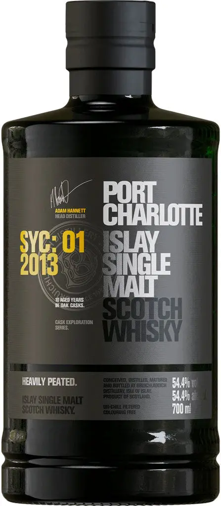 Bruichladdich Port Charlotte Syc: 01 Heavily Peated Single Malt Whisky 2013 750Ml 1