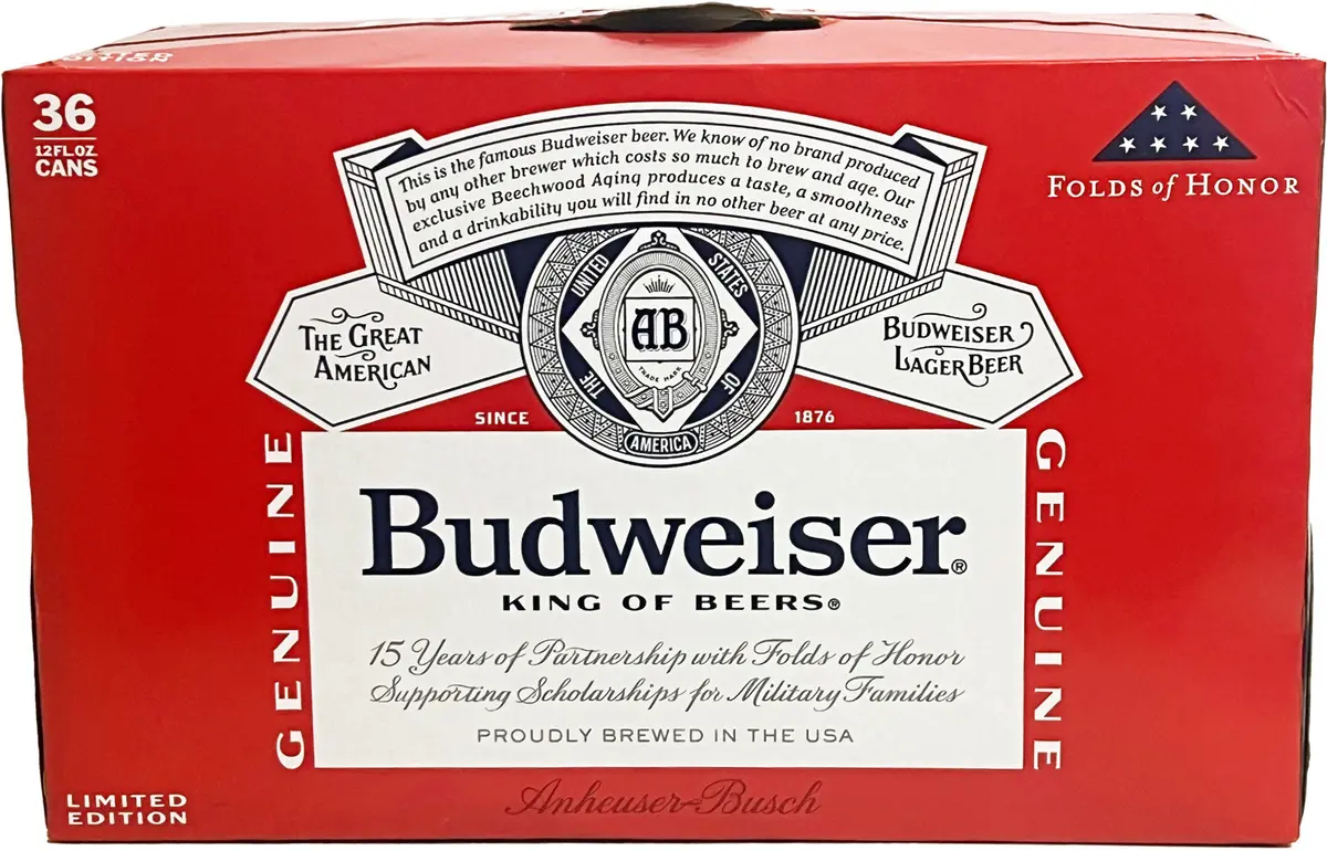 Budweiser 36Pk Cans 1