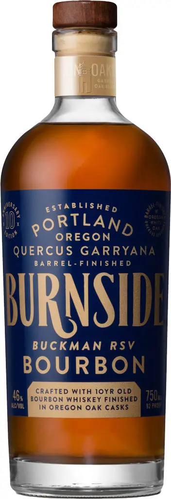 Burnside Buckman Reserve Bourbon Whiskey 10 Year Old 750Ml 1