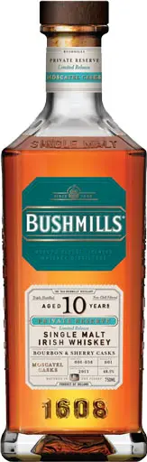 Bushmills 10 Year Old Moscatel Cask Finish Irish Single Malt Whiskey 750Ml 1