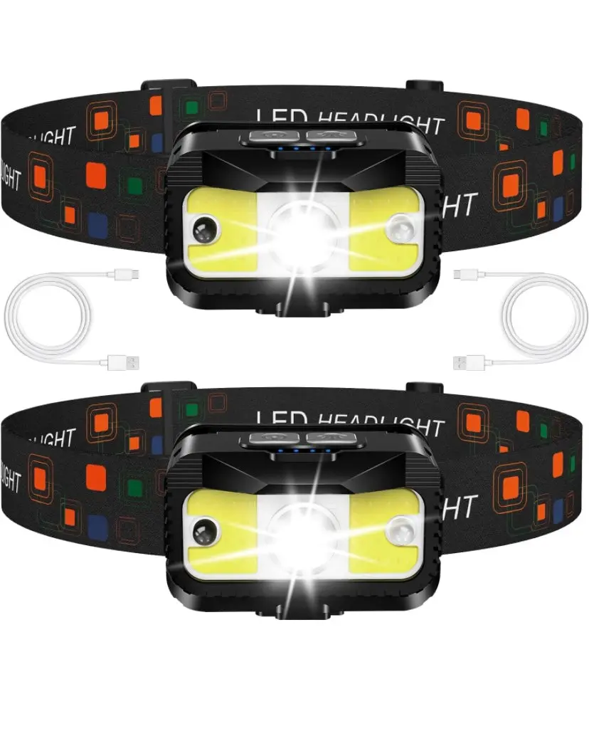 Headlamp Rechargeable,1200 Lumen Ultra Bright Led Head Lamp 1