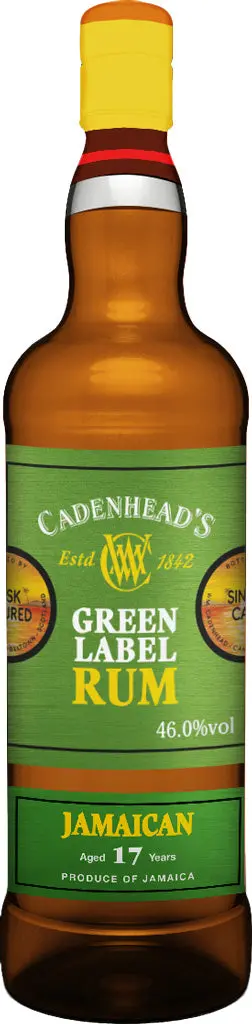 Cadenhead Green Label 17 Years Old Jamaican Rum 750Ml 1