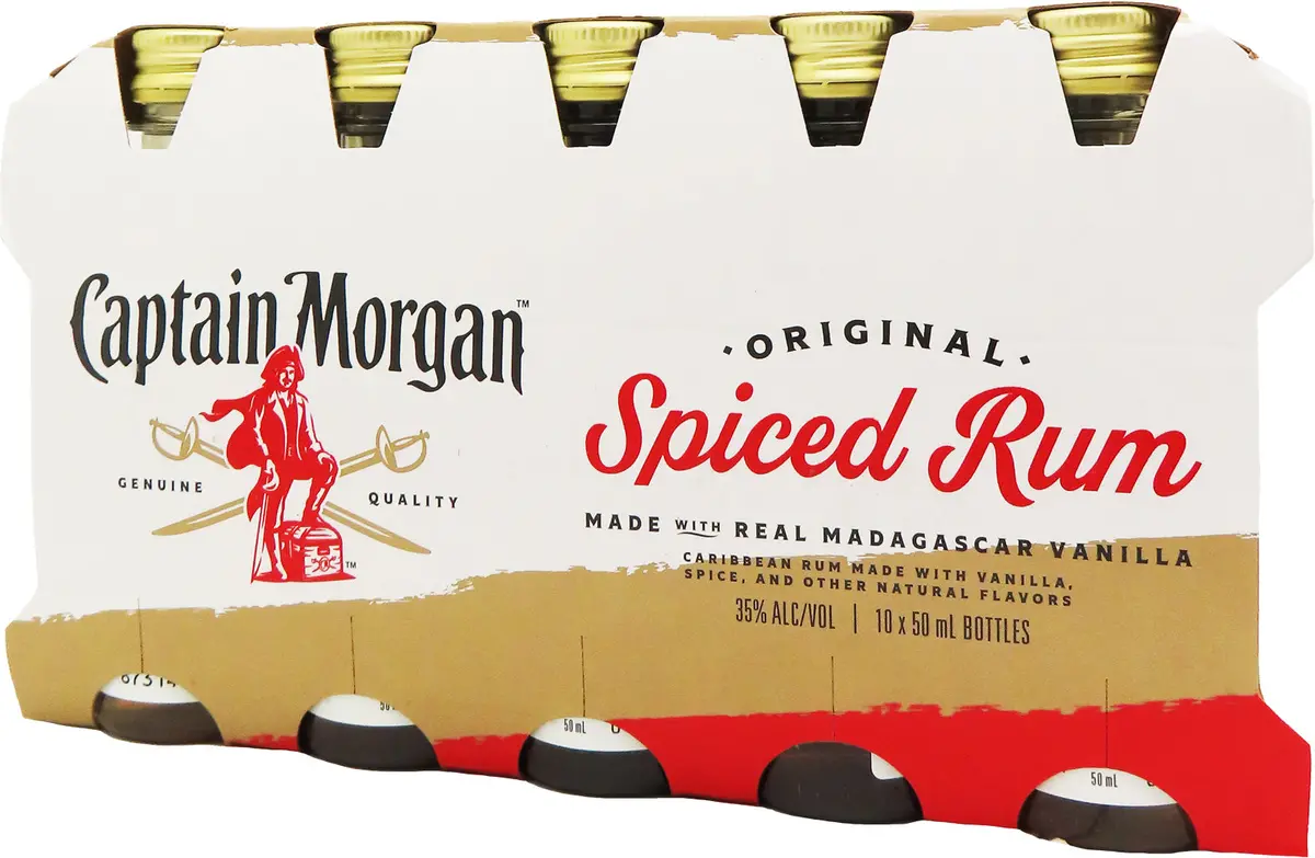 Captain Morgan Spiced Rum 50Ml 10Pk 1