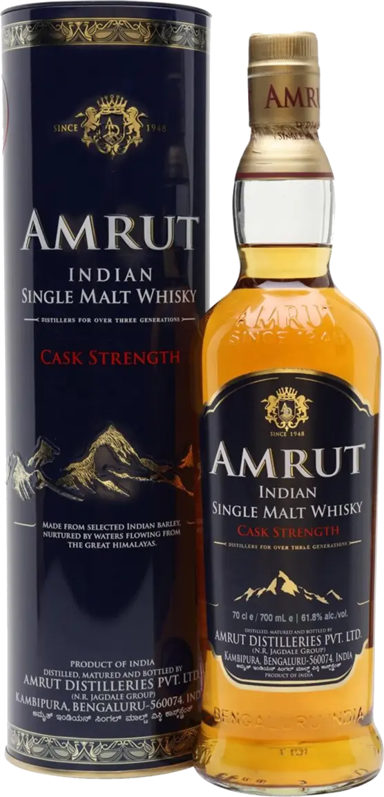 Amrut Single Malt Cask Strenght 123.6 Proof 750Ml 1