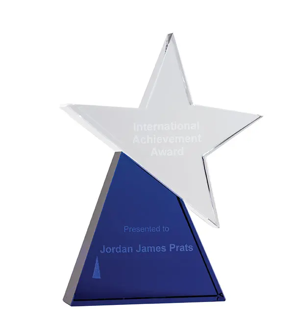 Clarity Crystal - Blue Star 1