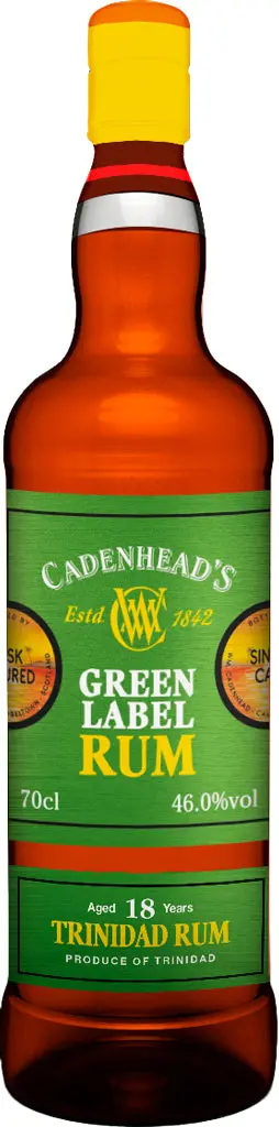 Cadenhead Green Label Trinidad Rum 18 Year Old 700Ml 1
