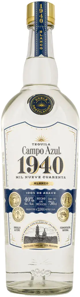 Campo Azul 1940 Tequila Blanco 750Ml 1