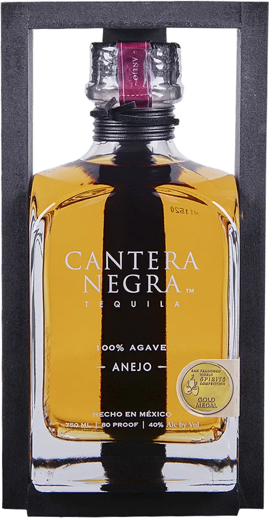 Cantera Negra Tequila Anejo 750Ml 1