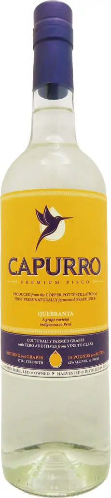 Capurro Quebranta Pisco 700Ml 1