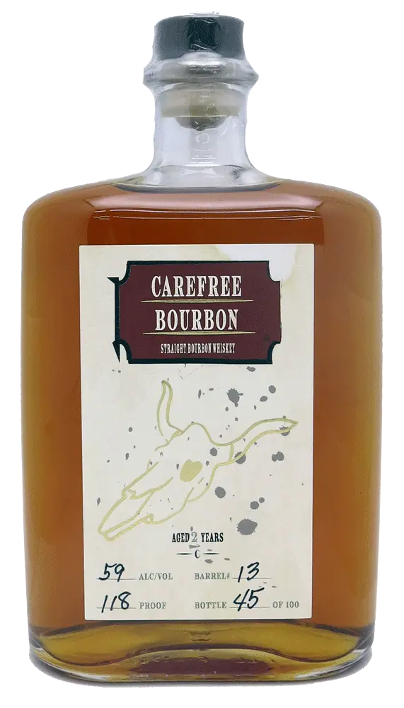 Carefree Barrel Proof Bourbon Whiskey 118 Proof 750Ml 1