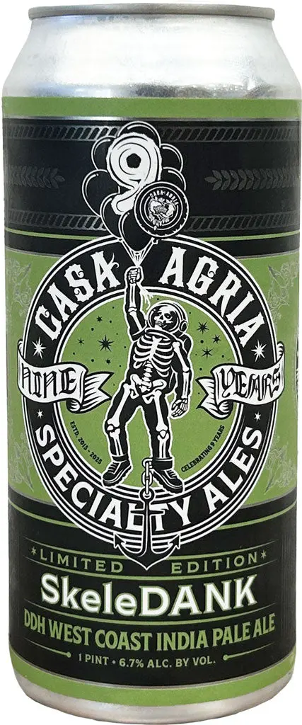 Casa Agria X Ism Skeledank Ddh Ipa 16Oz Can 1