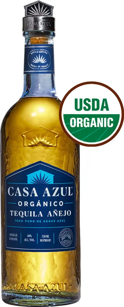 Casa Azul Organic Tequila Anejo 750Ml 1