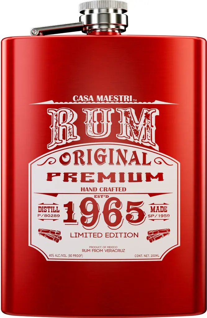 Casa Maestri 1965 Rum Flask 200Ml 1