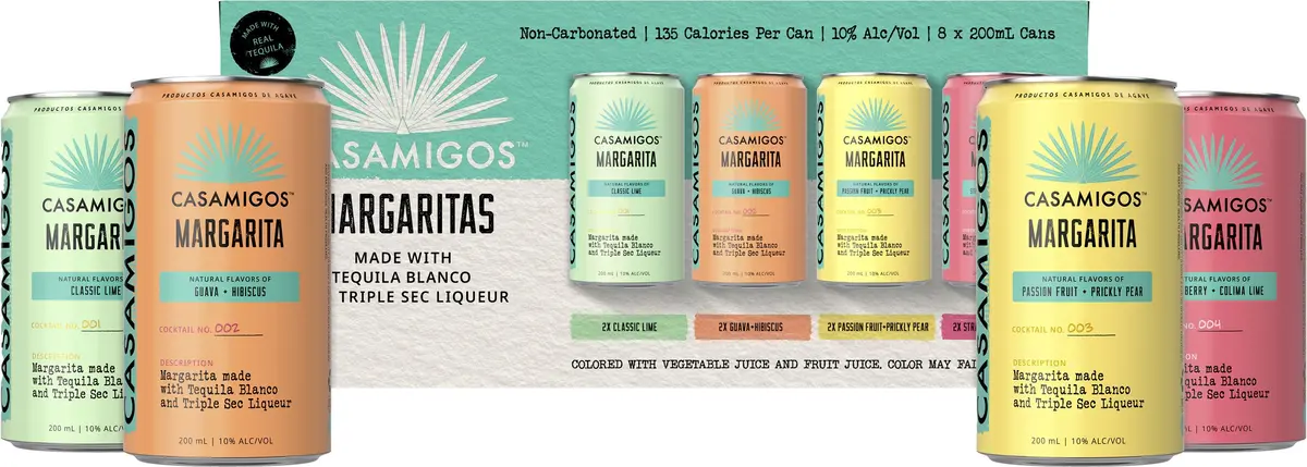 Casamigos Variety Pack Margaritas 8Pk 200Ml 1