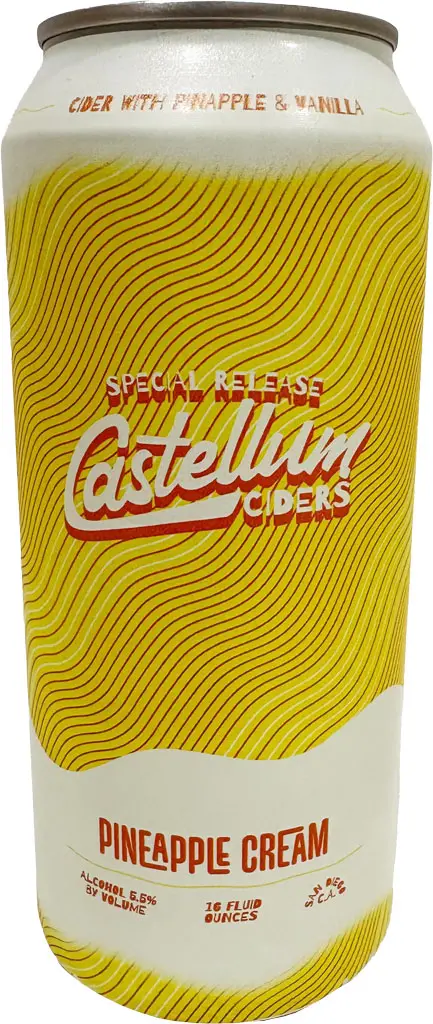 Castellum Pineapple Cream Cider 16Oz Can 1