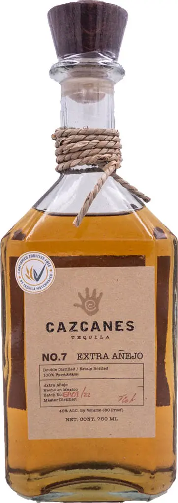 Cazcanes No.7 Tequila Extra Anejo 80 Proof 750Ml 1