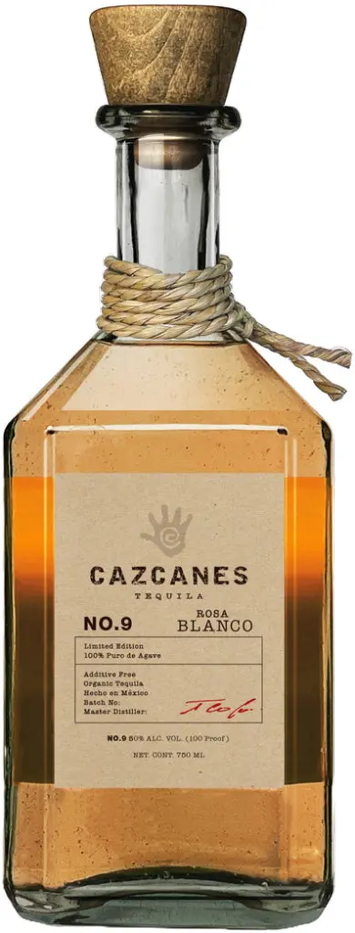Cazcanes No.9 Tequila Rosa Blanco 100 Proof 750Ml 1