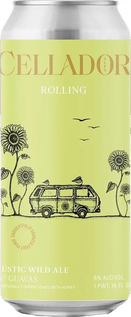 Cellador Rolling Guavas Rustic Wheat Ale 16Oz Can 1
