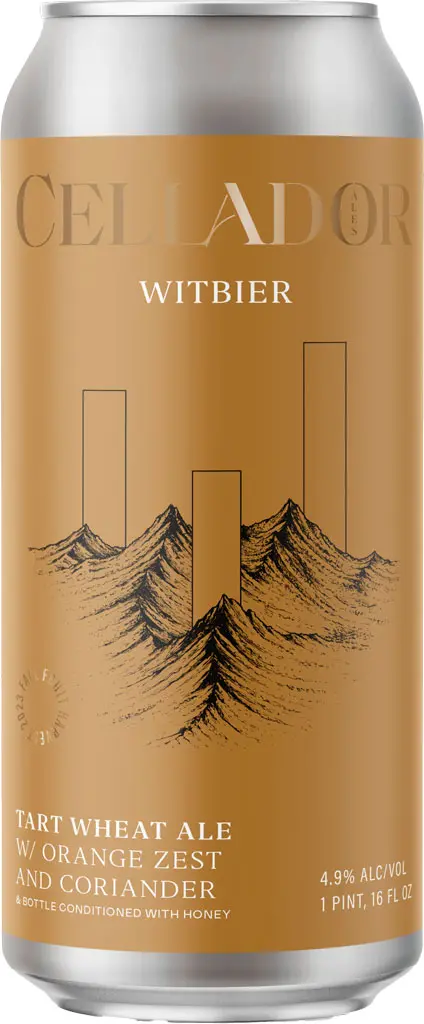 Cellador Witbier W/ Orange Zest & Coriander 16Oz Can 1