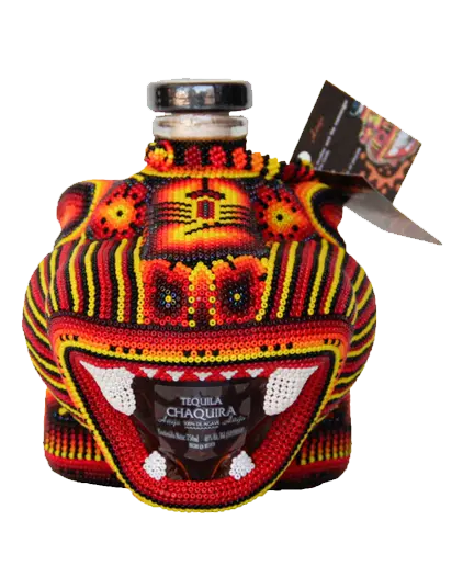 Chaquira Beaded Jaguar Anejo 750Ml 1